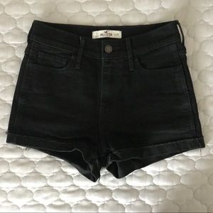 Black Hollister High-waisted Shorts